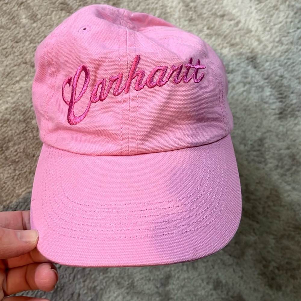 Little girl pink Carhartt hat